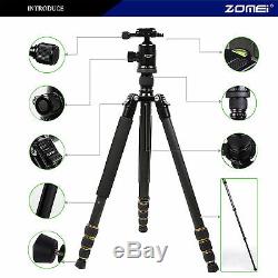 ZOMEi Z668C 65 Carbon Fiber Tripod Monopod Compact&Ball Head For DSLR Camera