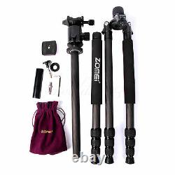 Zomei Z818C Portable Carbon Fiber Tripod Stand With Ball Head For Sony Camera